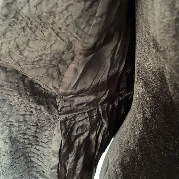 Zara Women Black Textured Crop Utility Jacket w/ Gold Details Size:XSmall - Picture 11 of 17